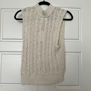 By Together Cable Knit Vest NWT